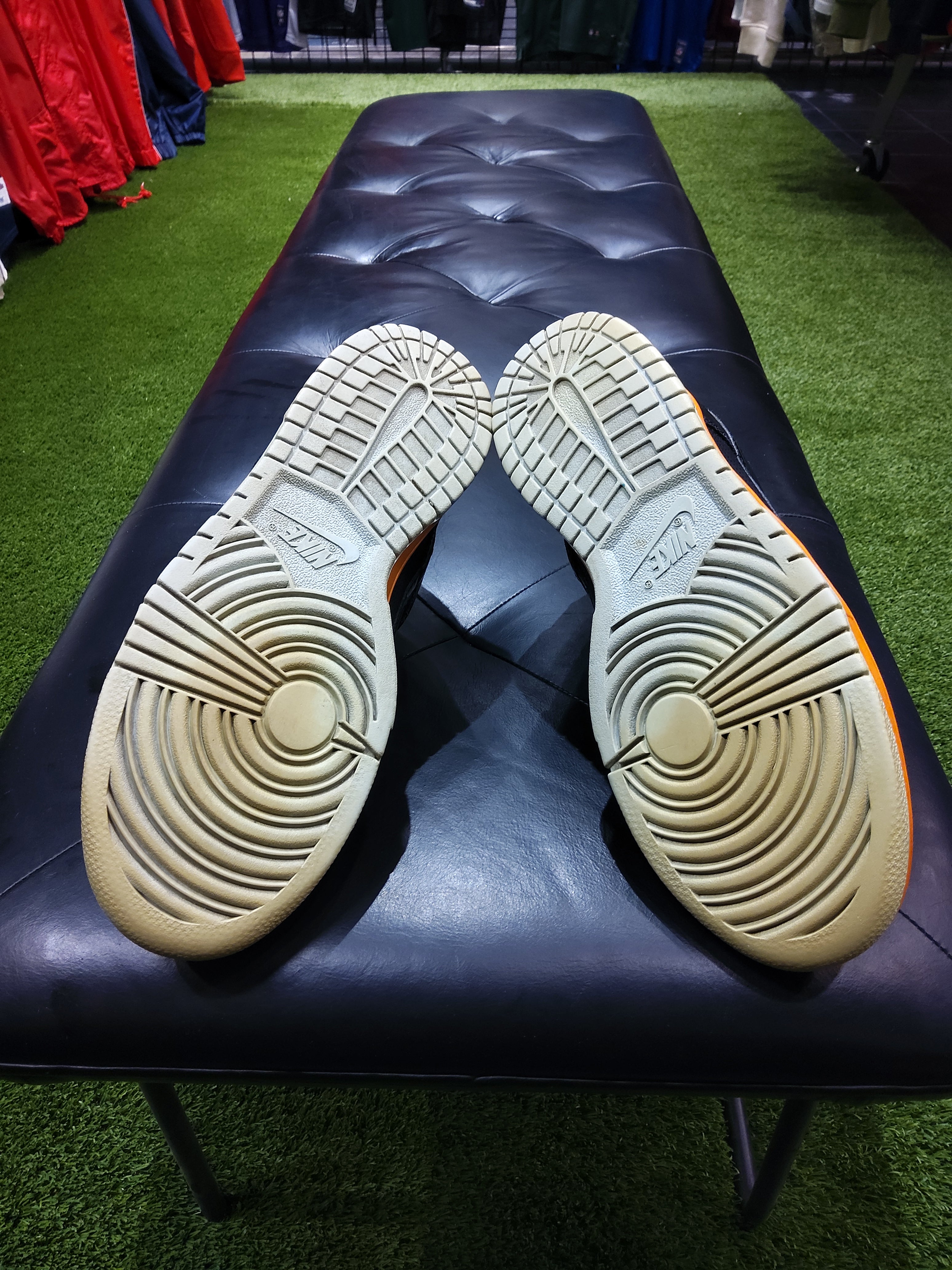 Nike Dunk low green Mandarin size 9 women's shoes