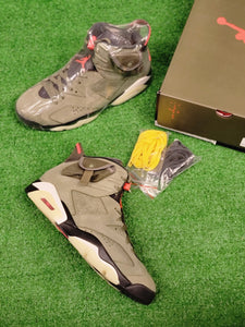 Air Jordan 6 Retro Travis Scott Cactus Jack Size 10.5 Mens Shoes