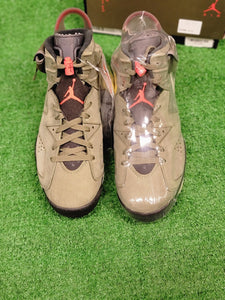 Air Jordan 6 Retro Travis Scott Cactus Jack Size 10.5 Mens Shoes