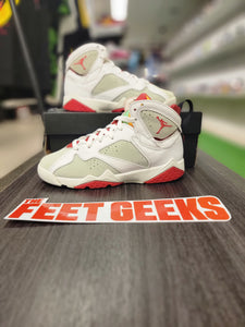 Pre Owned Air Jordan 7 Hare size 5.5y
