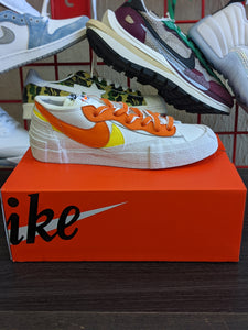 Sacai x Nike Blazer Low Orange Men Shoes New with box