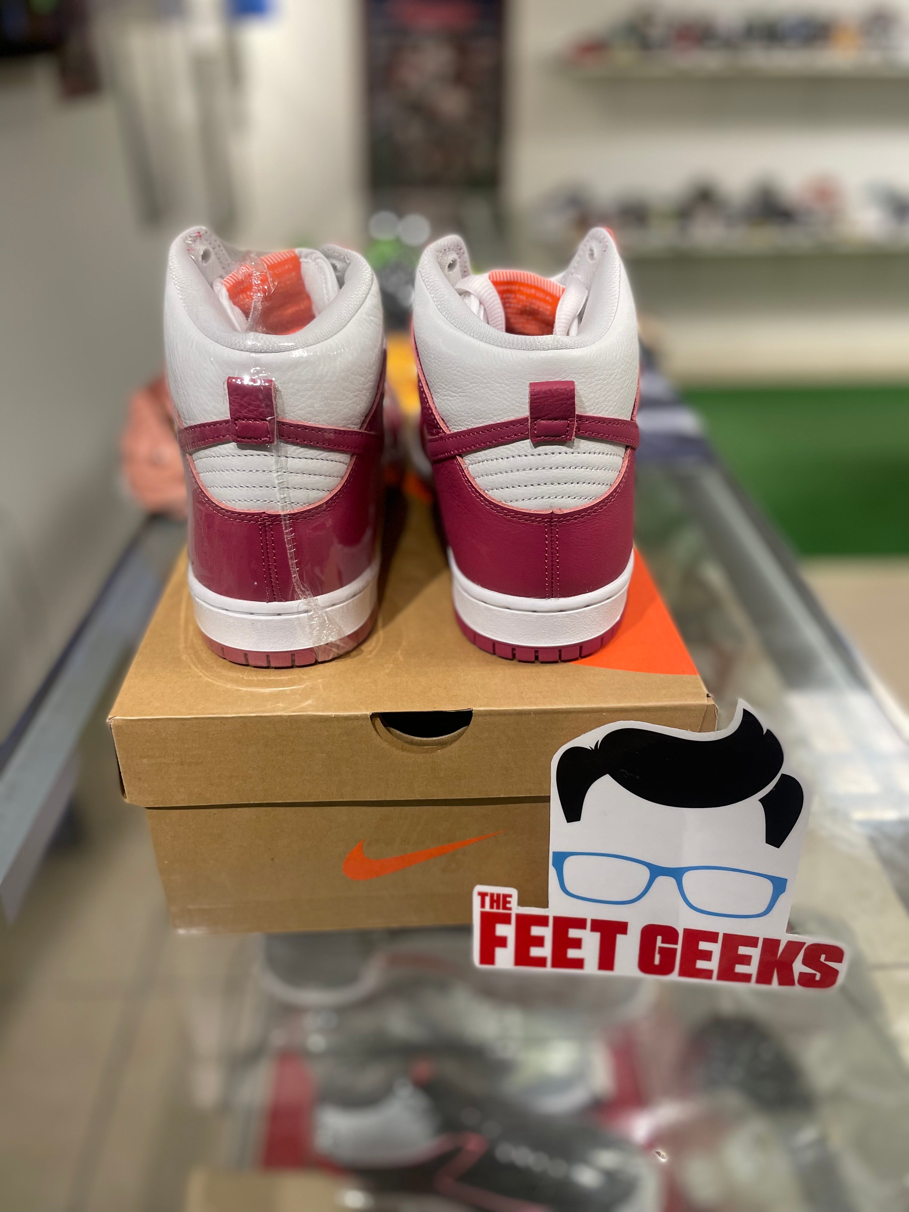 Nike sb dunk high sweet beet men’s shoe new