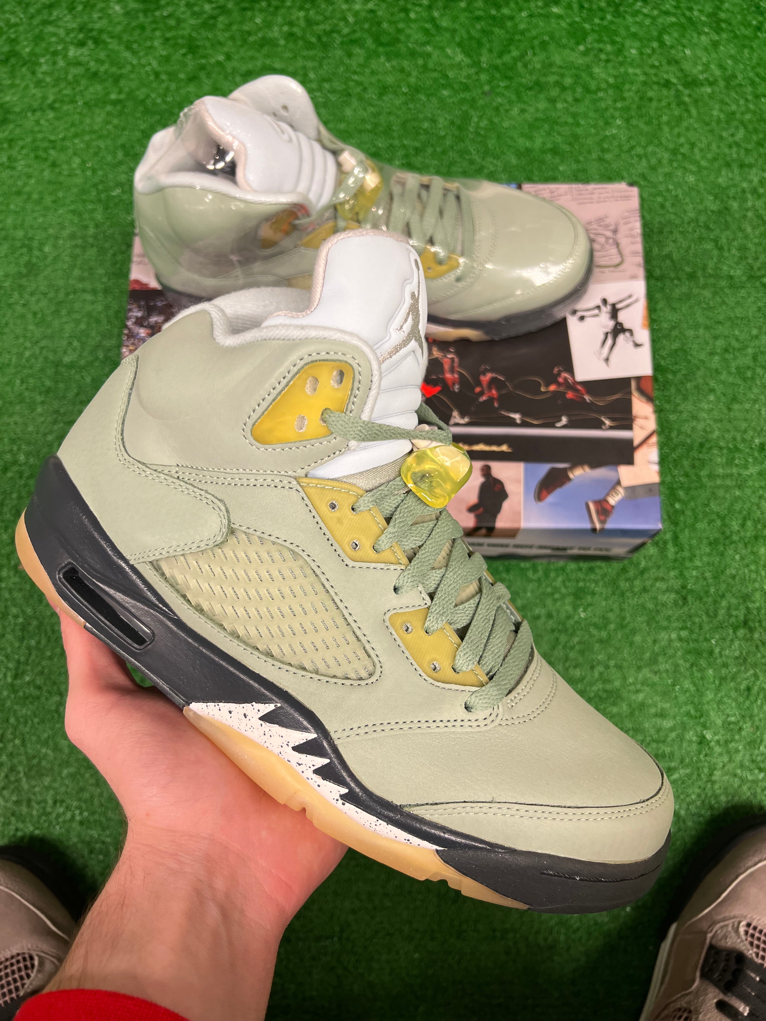 Men’s Air Jordan 5 retro jade horizon men’s shoe new