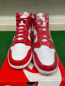 Nike dunk high championship red shoe new with box